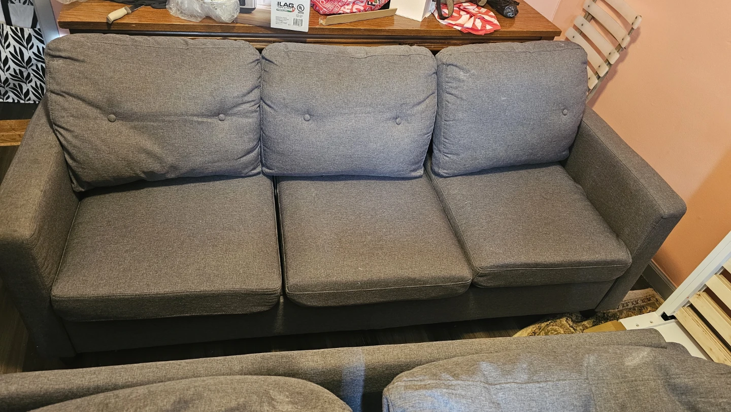 Gray 3-Seater Sofa