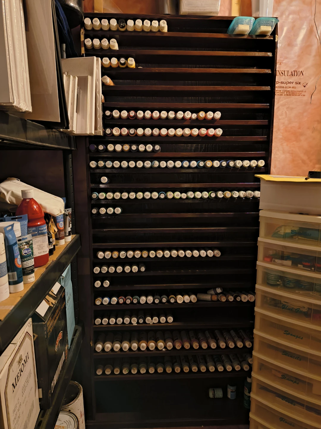 Paint Bottle Storage