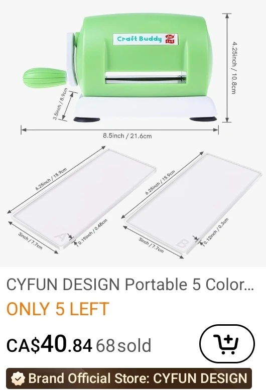 Craft Buddy Embossing Machine - photo 2
