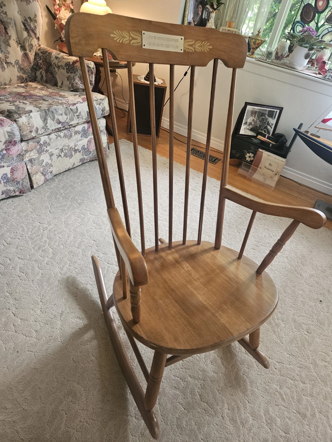 Wooden Rocking Chair - 1986 Women's Champion