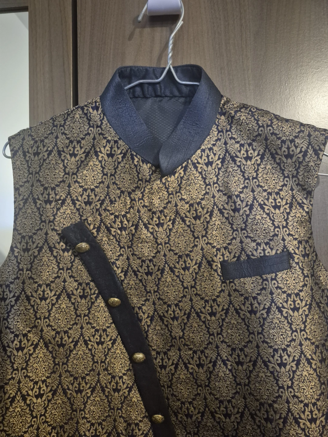 Men's  Brocade Vest - photo 2