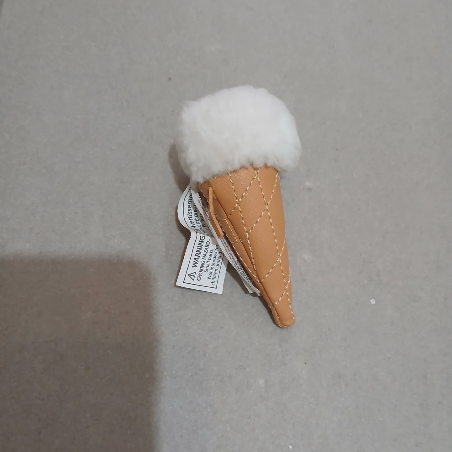 ⚽ Ice Cream Cone Plush Keychain