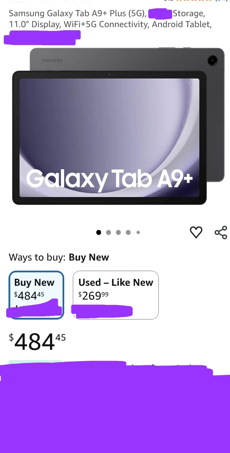 New Samsung Galaxy Tab A9+ Plus 128GB - photo 2