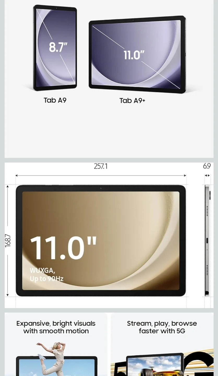 New Samsung Galaxy Tab A9+ Plus 128GB - photo 3