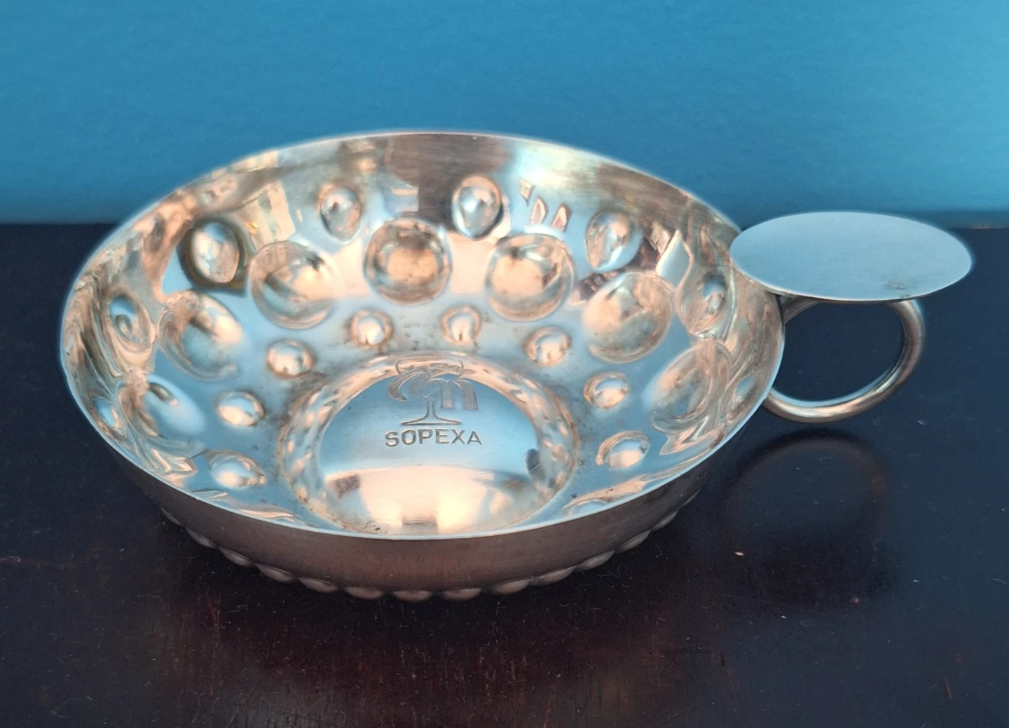 Vintage Silverplated Sopexa Taste Cup,  Bowl Tasterin