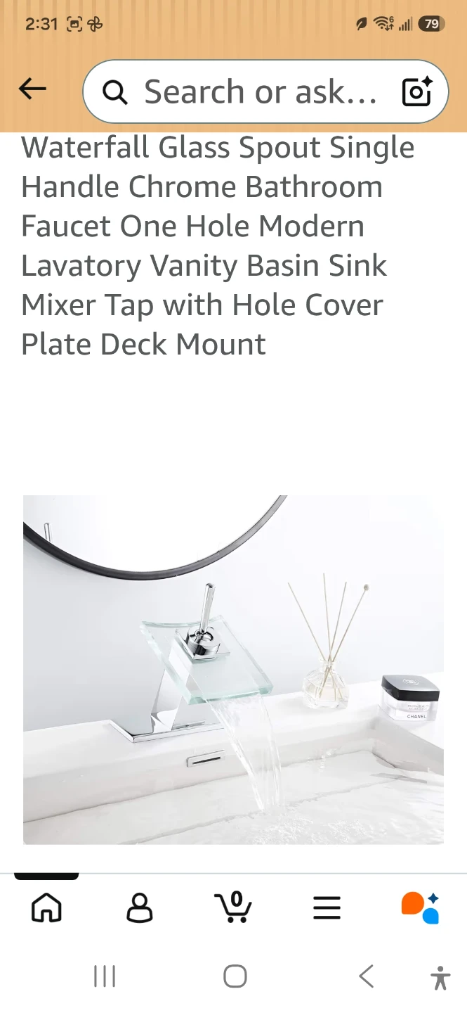 Brand new Waterfall Glass Spout Faucet - photo 3