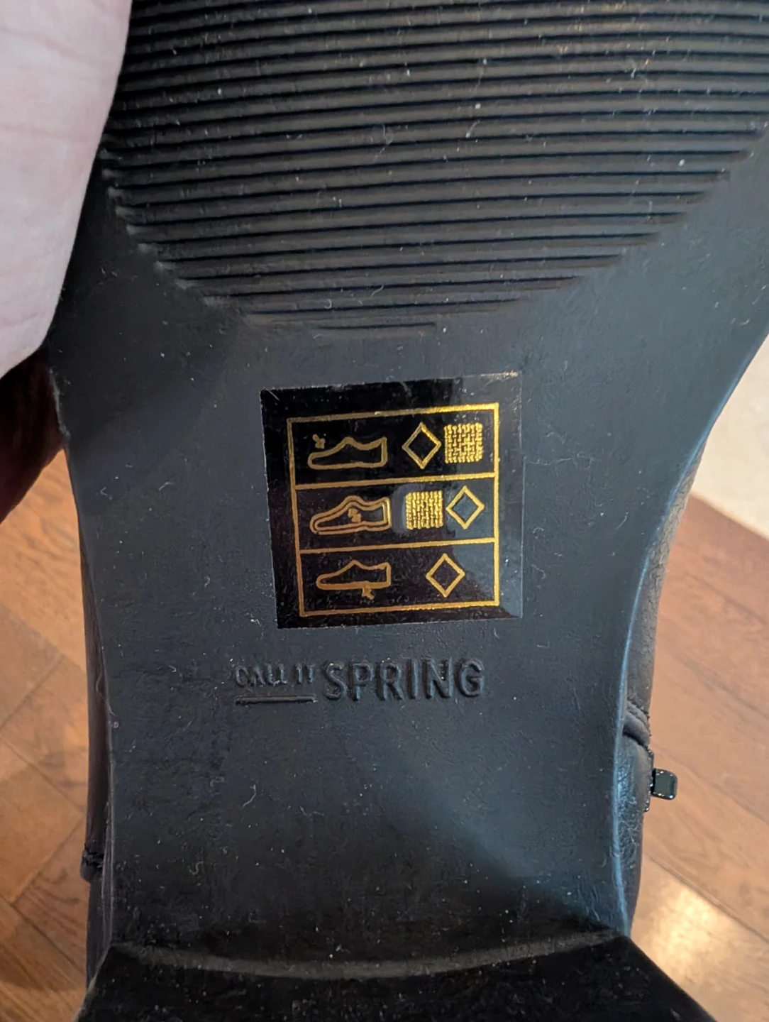Call It Spring Black Tall Boots Size 7.5 - photo 3