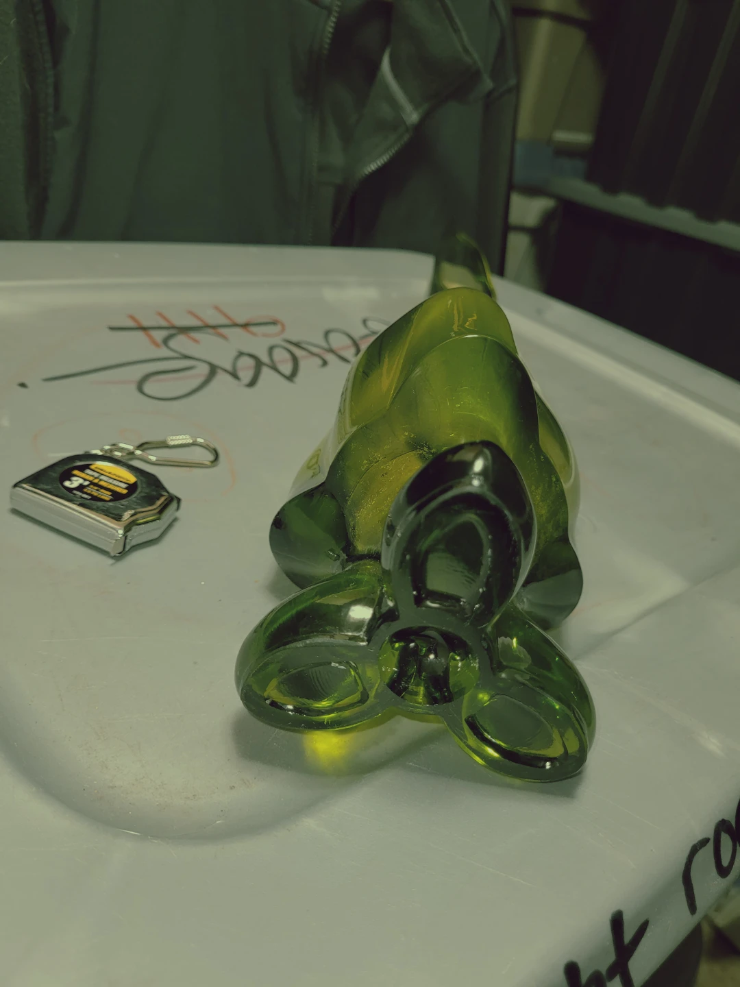Green  Glass Vase - photo 3