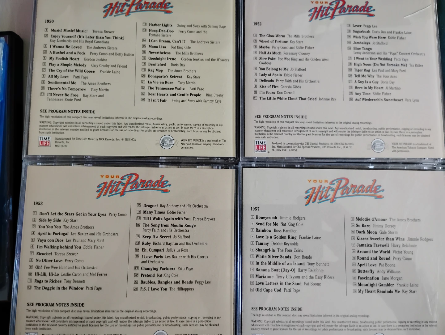 Your Hit Parade Music CDs - 1946-1958 Collection - photo 4