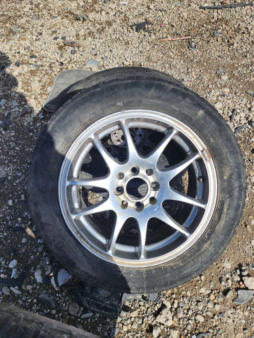 Set of 4 Alloy Wheels and Tires - photo 3