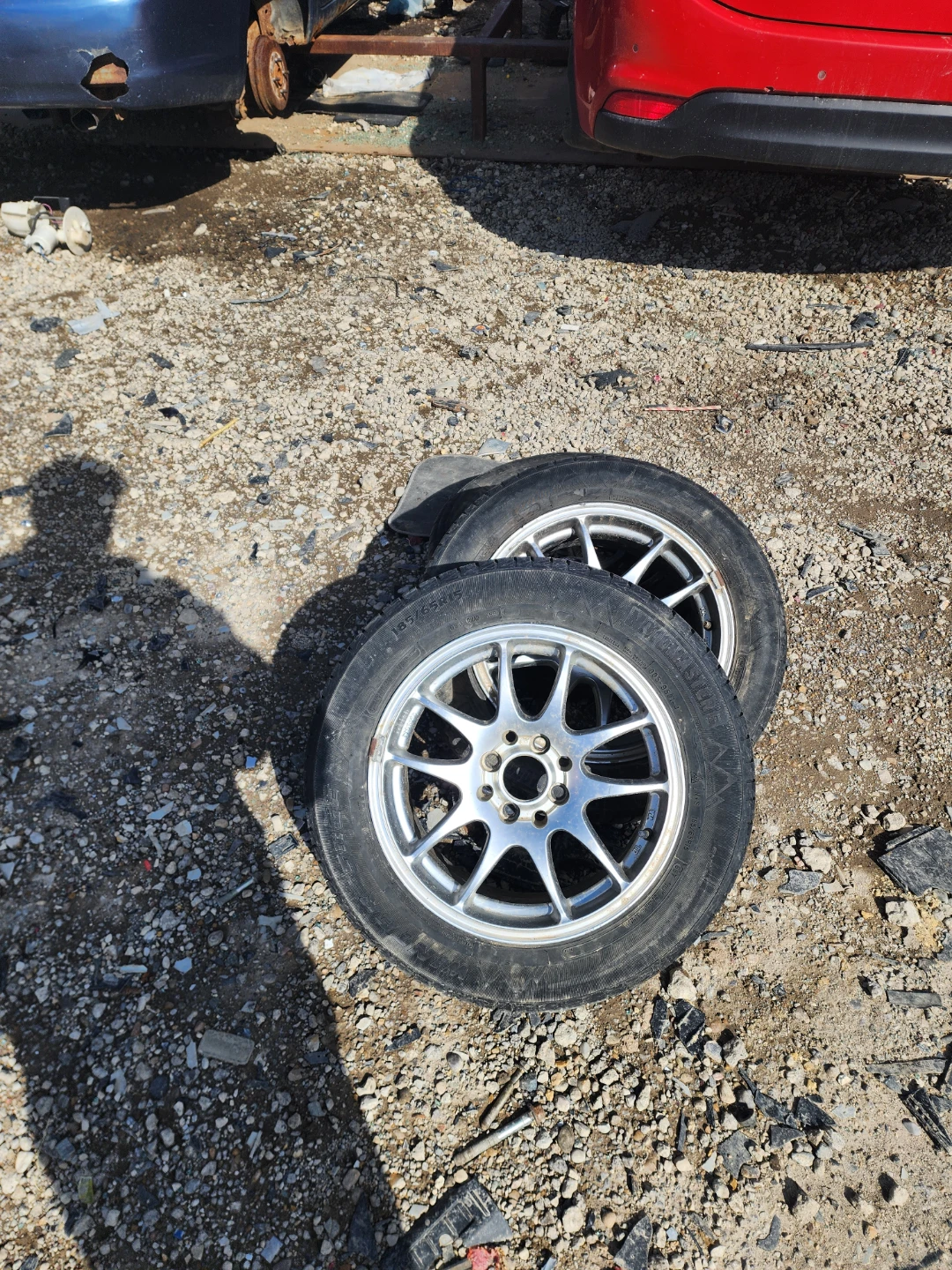 Set of 4 Alloy Wheels and Tires - photo 4