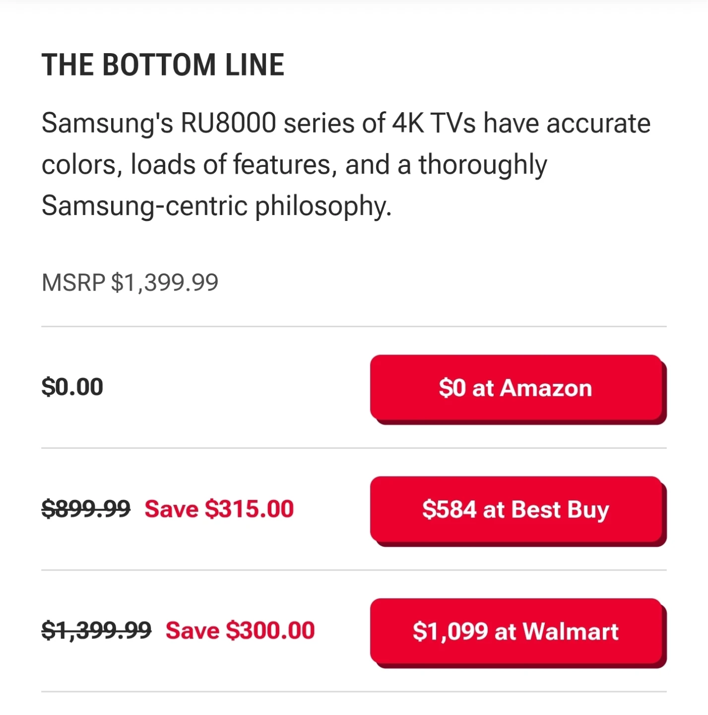 65' Smart TV SAMSUNG Class 8 Series UN65RU8000FXZA - photo 5