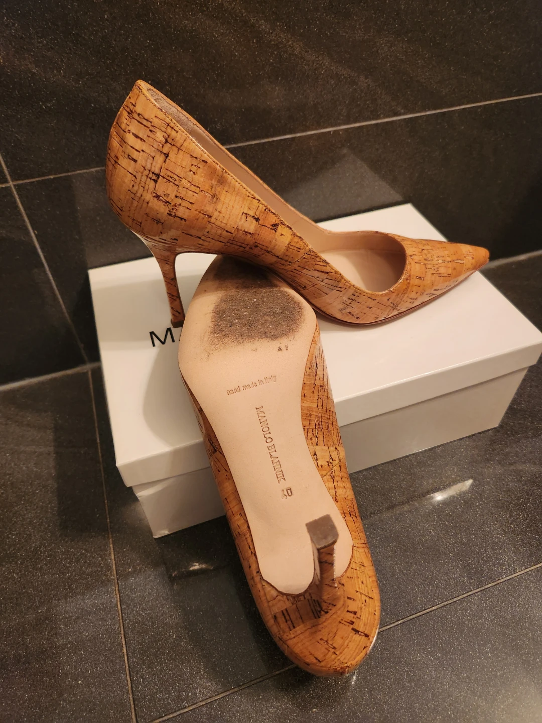 Manolo Blahnik Cork Pumps - photo 3