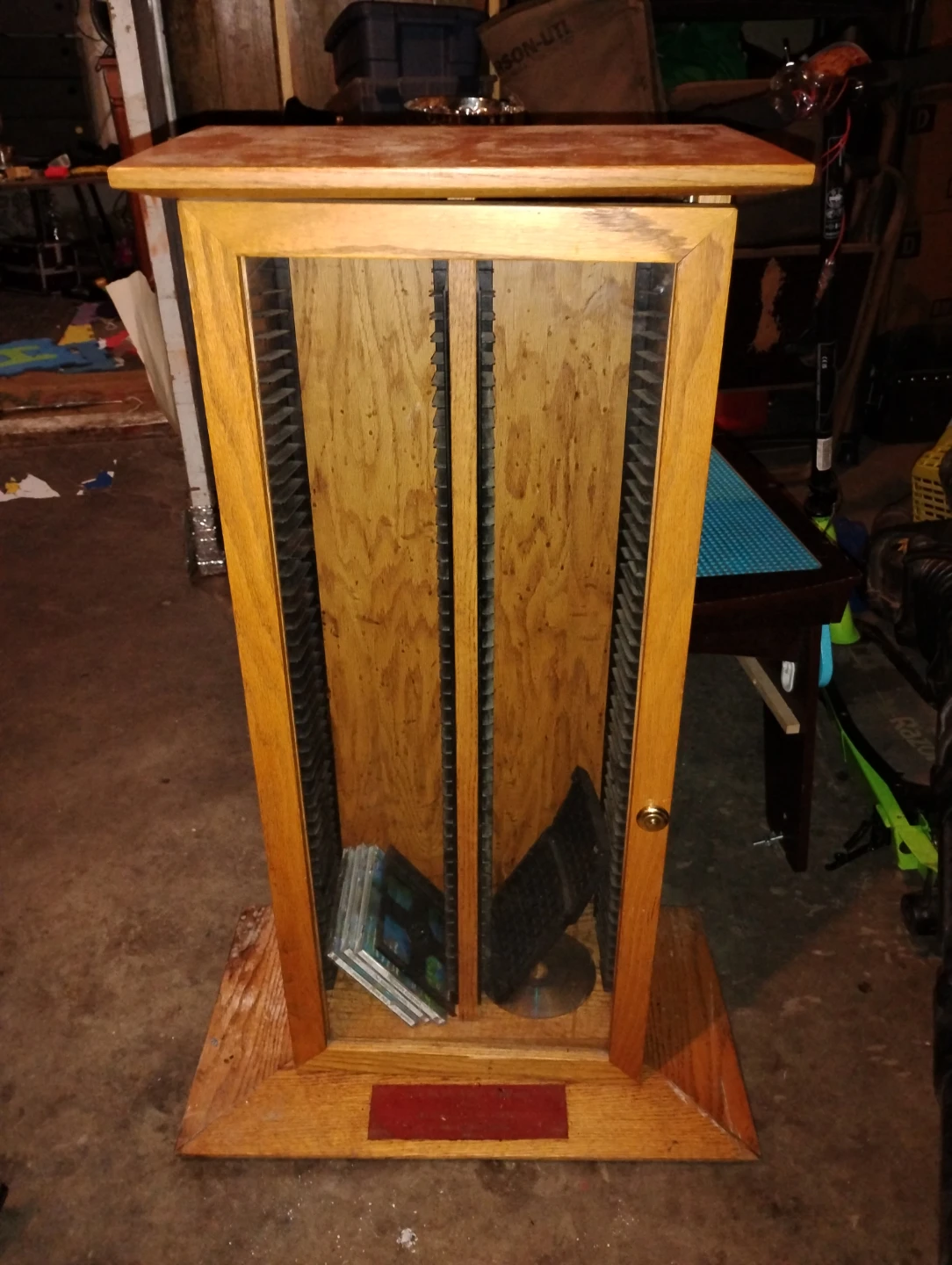 Wooden CD Storage Cabinet