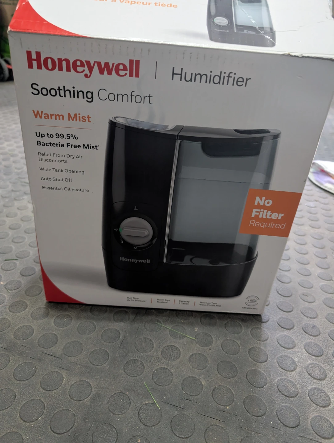 Honeywell Soothing Comfort Warm Mist Humidifier