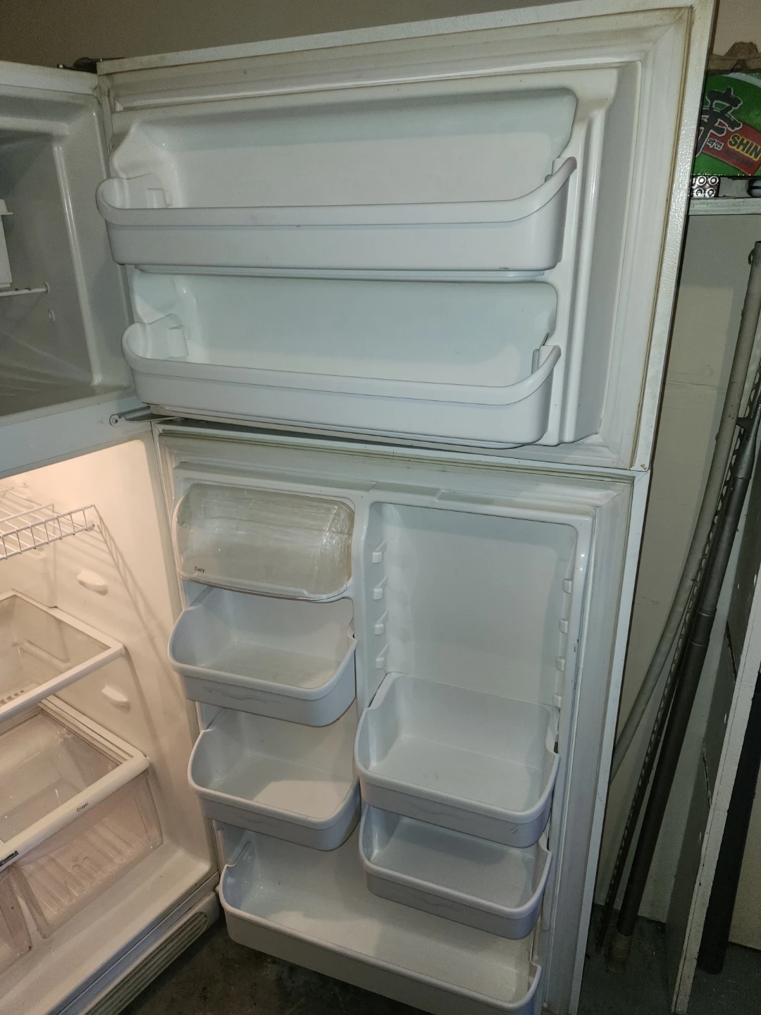 White Top-Freezer Refrigerator
