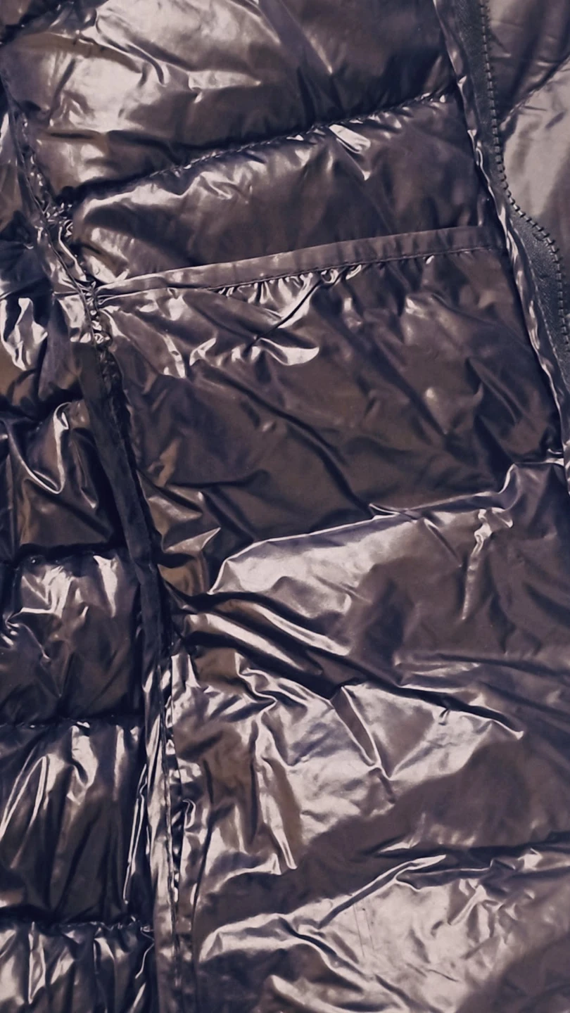 Black Hooded Puffer Jacket small - photo 3