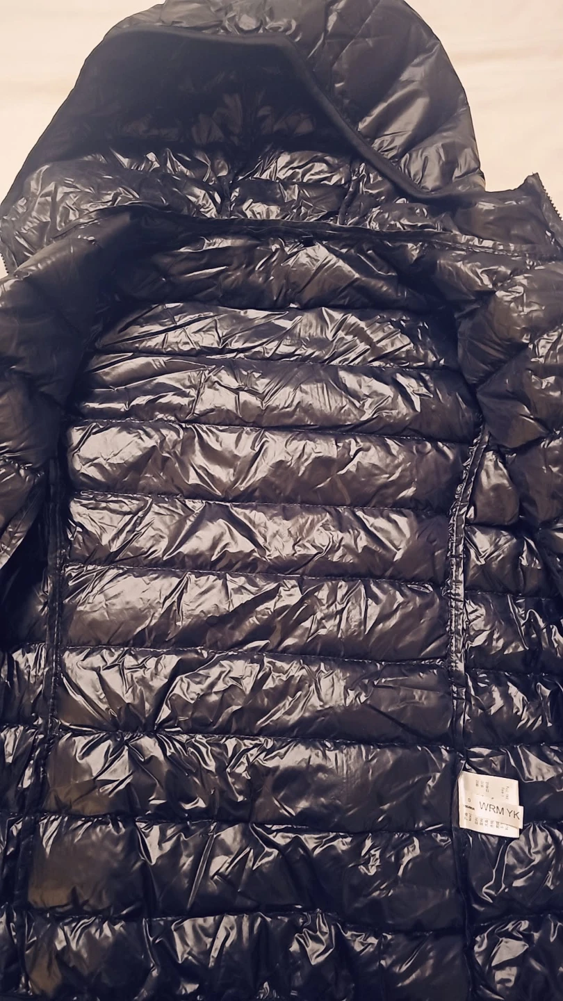 Black Hooded Puffer Jacket small - photo 4