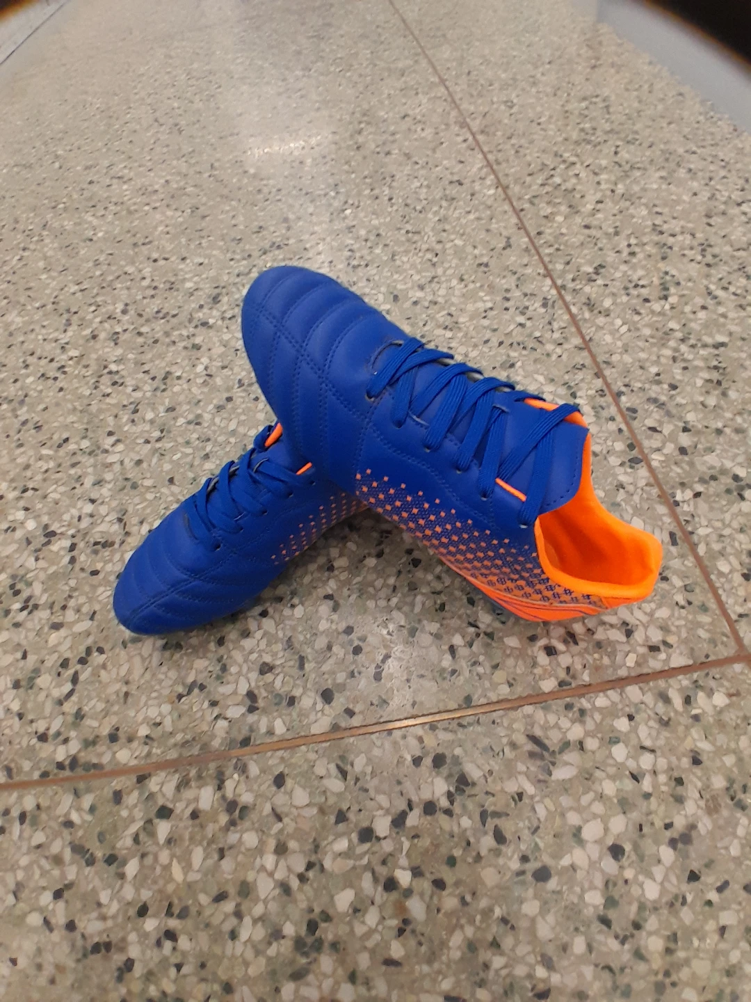 Blue and Orange Soccer Cleats Men's Size 7 - photo 5