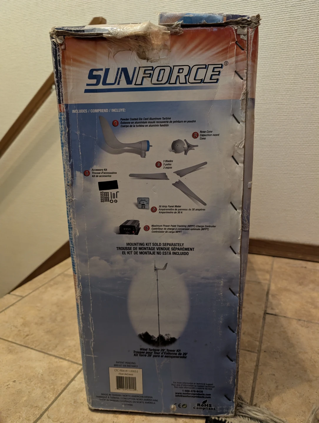 Sunforce 600 Watt Wind Turbine - photo 2