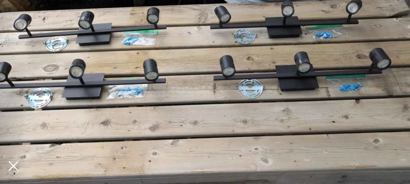 Black LED Track Light Fixtures