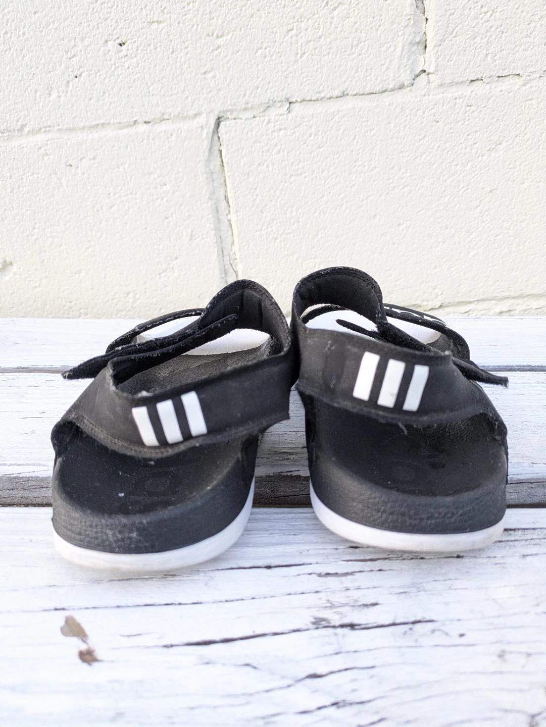 Adidas men's Black & White Sport Sandals - photo 4