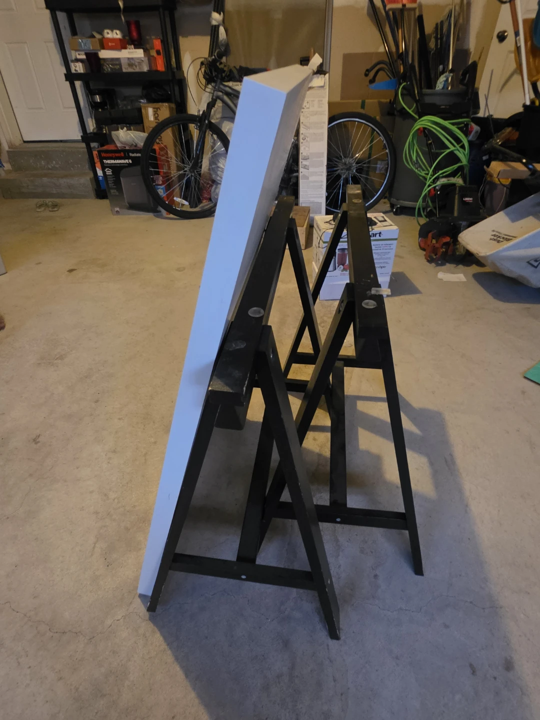 IKEA ODDVALD  multipurpose  Table Top and Sawhorse Legs - photo 4