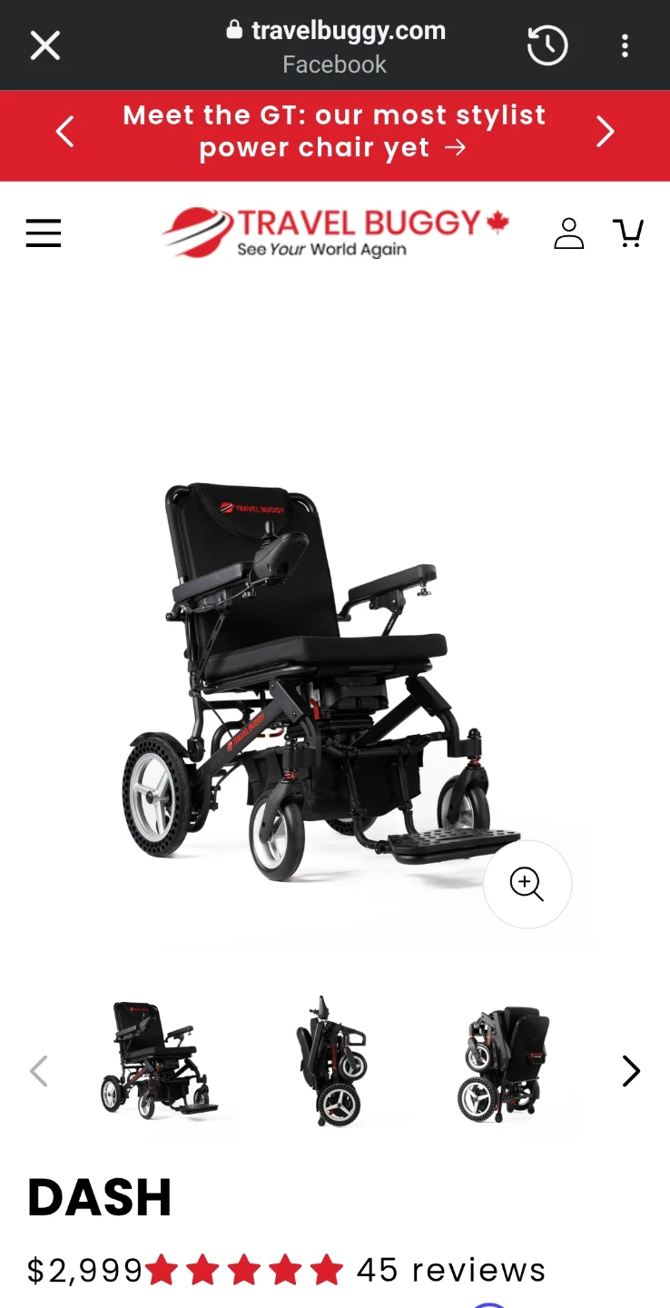 Travel Buggy DASH Power Chair - photo 3
