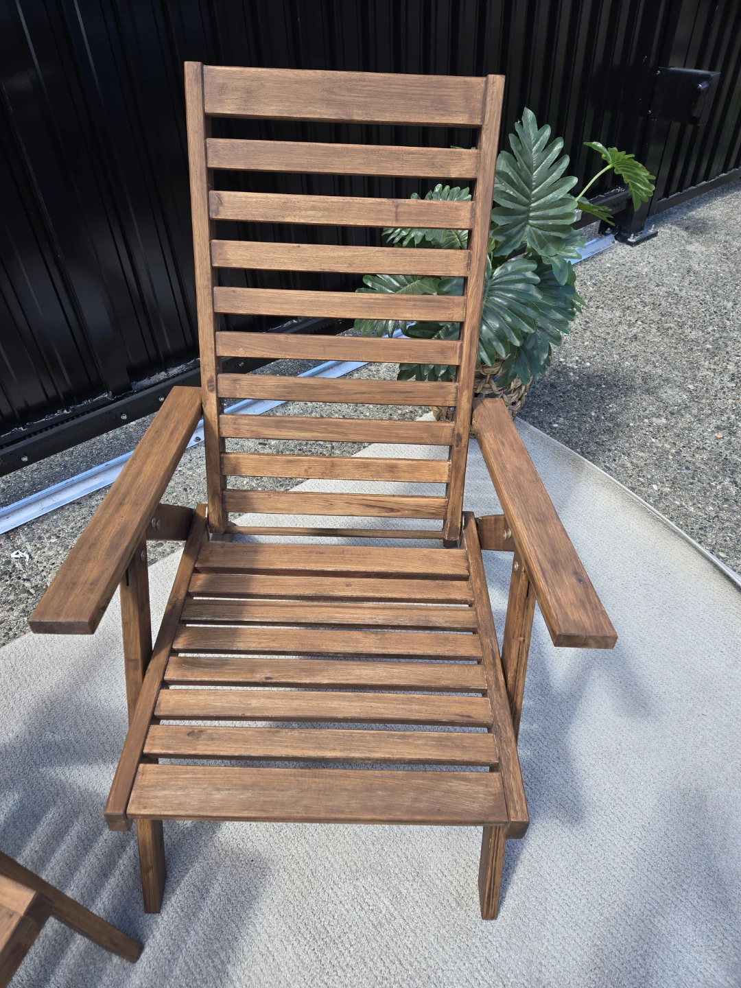 2 newly refinished ikea applaro folding chairs - photo 4