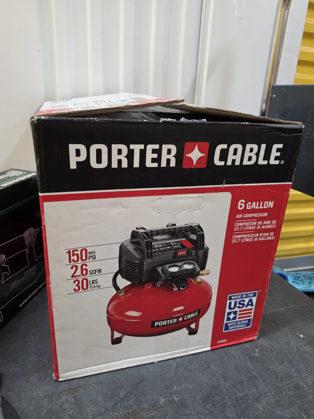 PORTER+CABLE 6 Gallon Air Compressor - photo 4