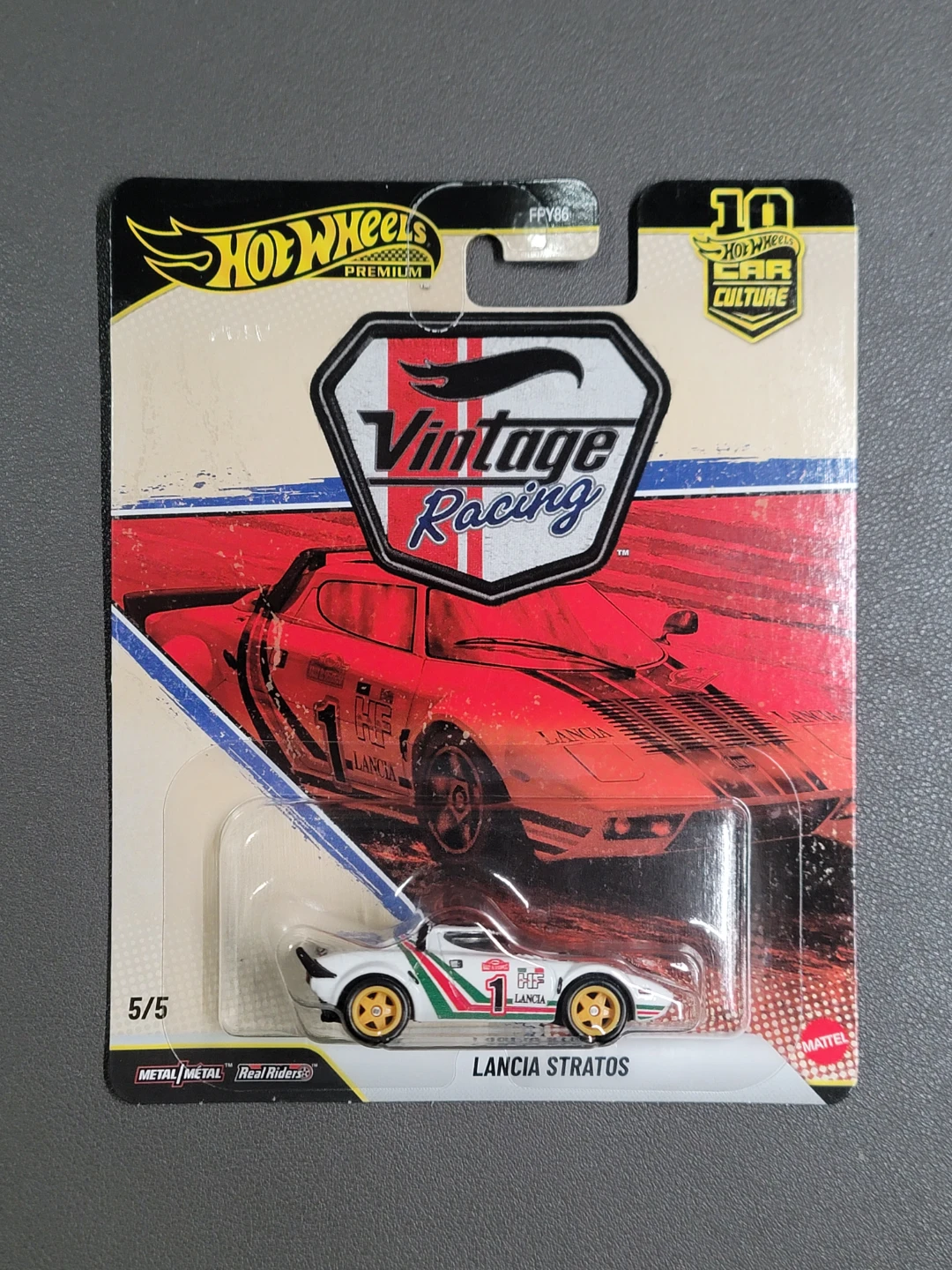 Hot Wheels Premium Vintage Racing Lancia Stratos