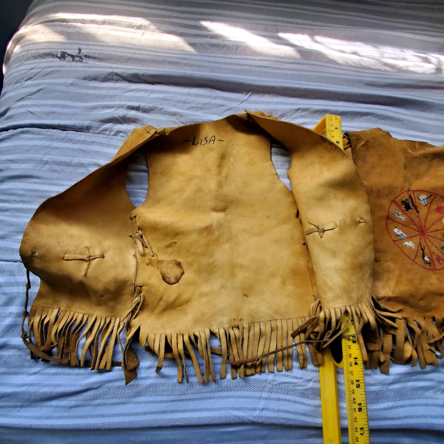 First Nations dear skin Children's vests. - photo 5