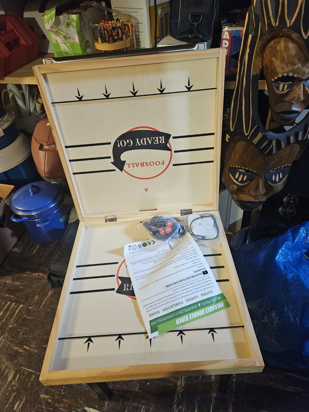 Double-Sided Tabletop Game (Foosball & Shuffleboard) - photo 4