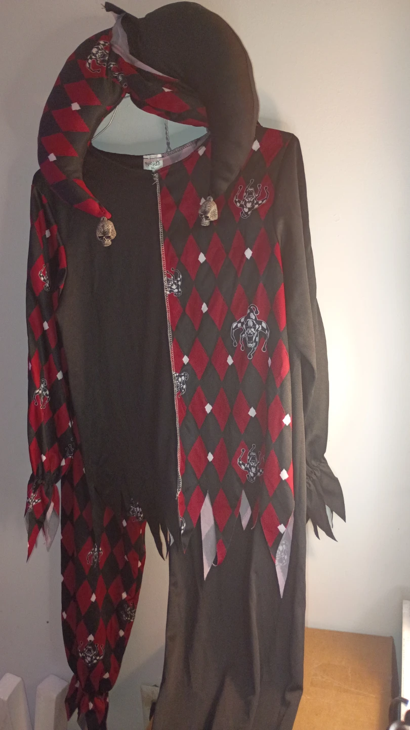 Jester Costume with Skull Details