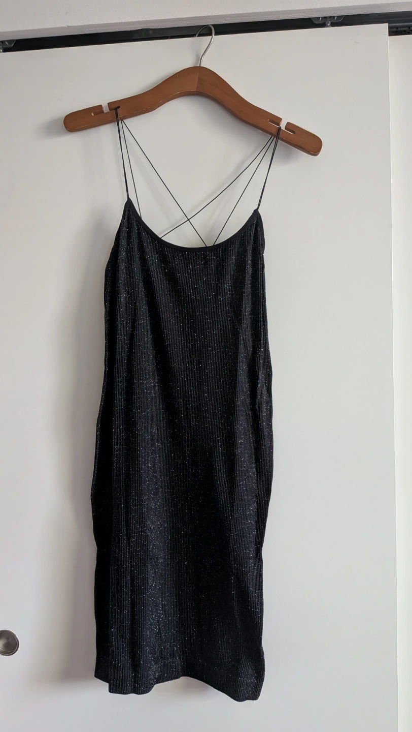 Bodycon Mini Dress - Black Sparkle