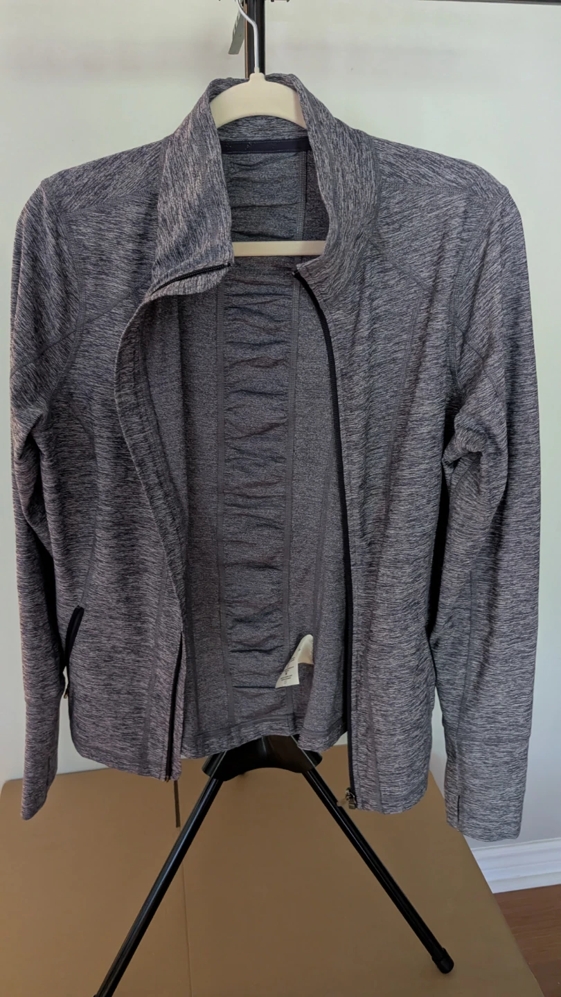 Denver Hayes Grey Heathered Full Zip Jacket - photo 3