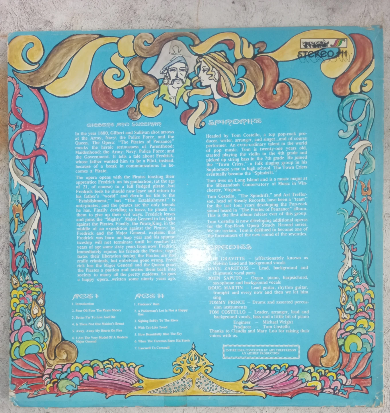 Spindrift Liberate The Pirates of Penzance Gilbert & Sullivan LP - photo 2