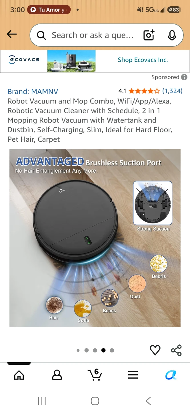 MAMNV Robot Vacuum and Mop Combo - photo 5