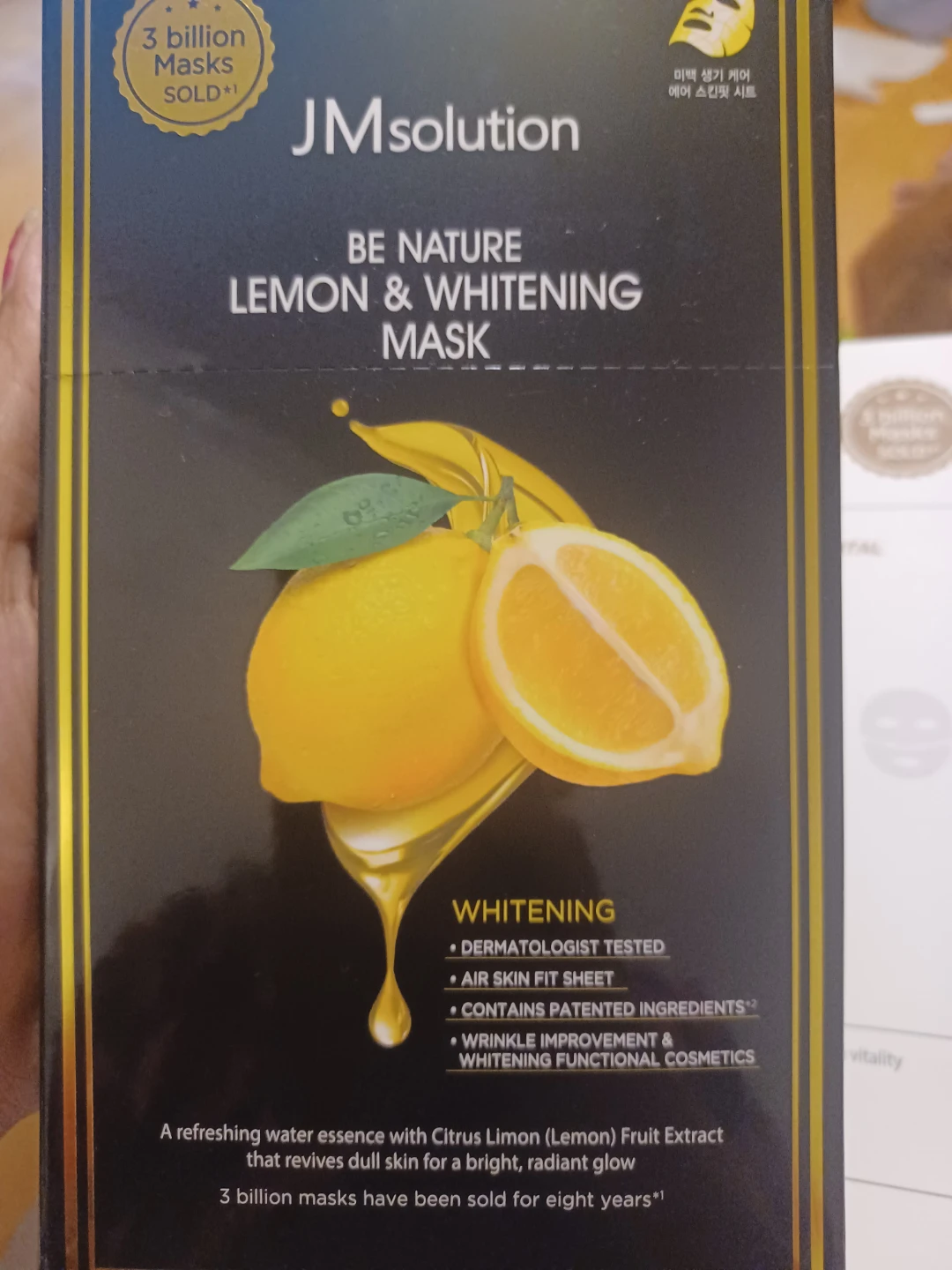 JMsolution BE NATURE Lemon & Whitening Mask - photo 3