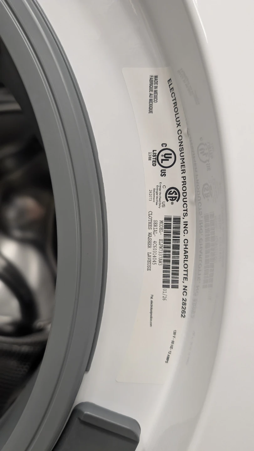 Electrolux Front Load Washing Machine - photo 2