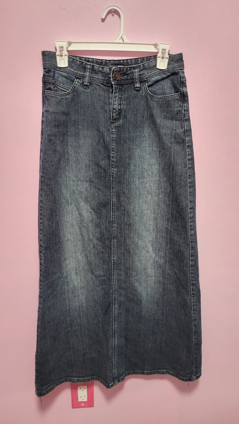 Bossini Jeans Maxi Denim Skirt Size S