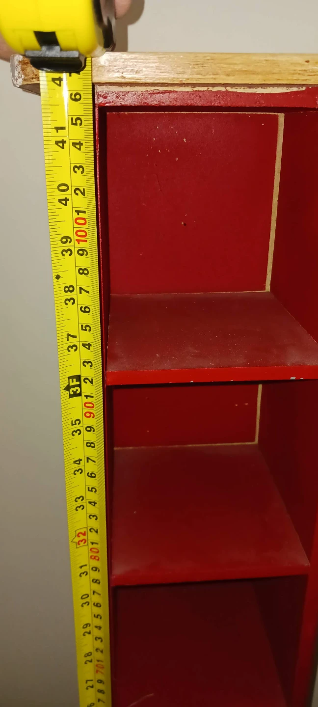 ⚽  Red Toy Soldier Cabinet with Shelves - photo 4