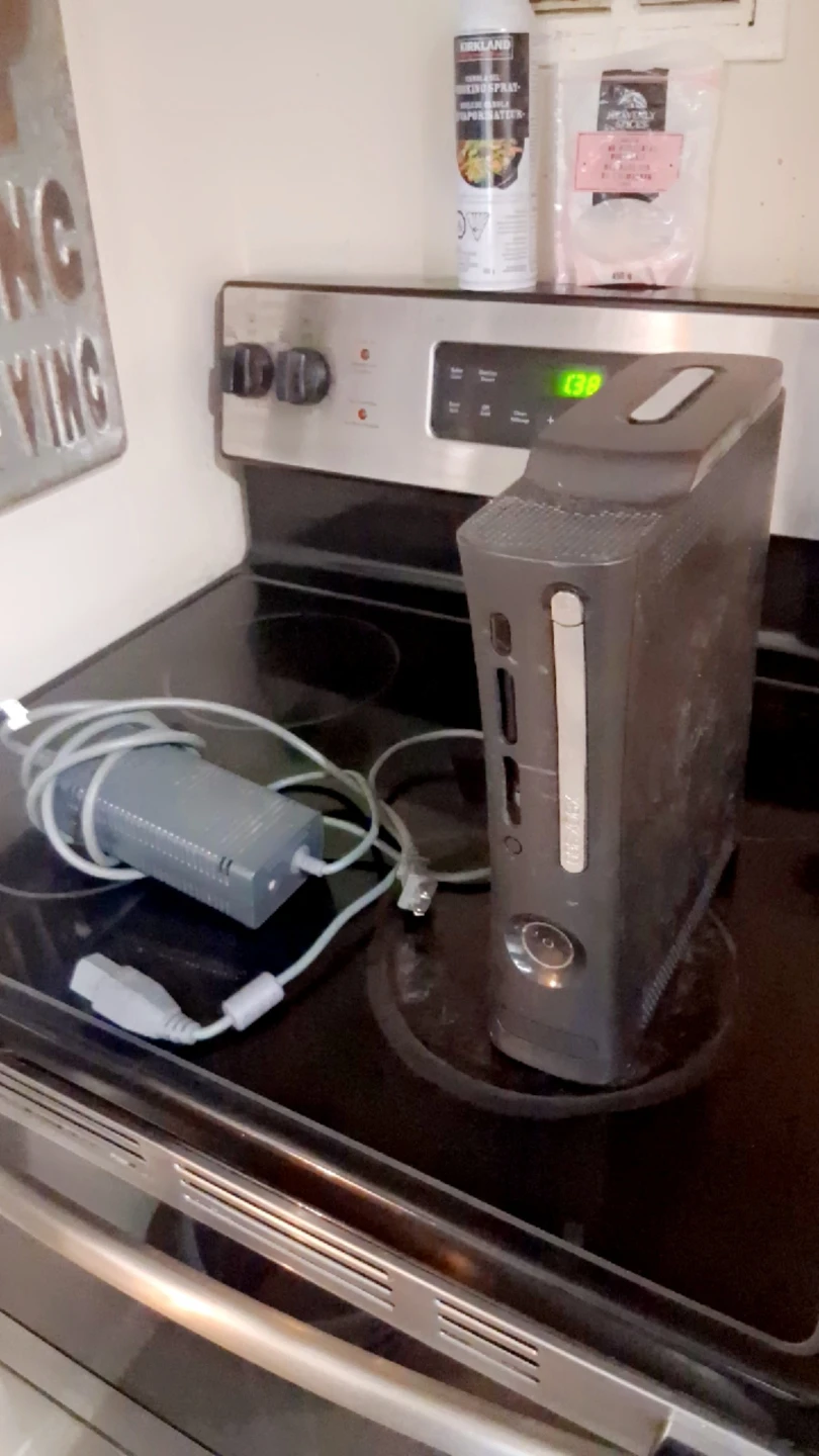 Xbox 360 Console with 120GB HDD and Power Brick