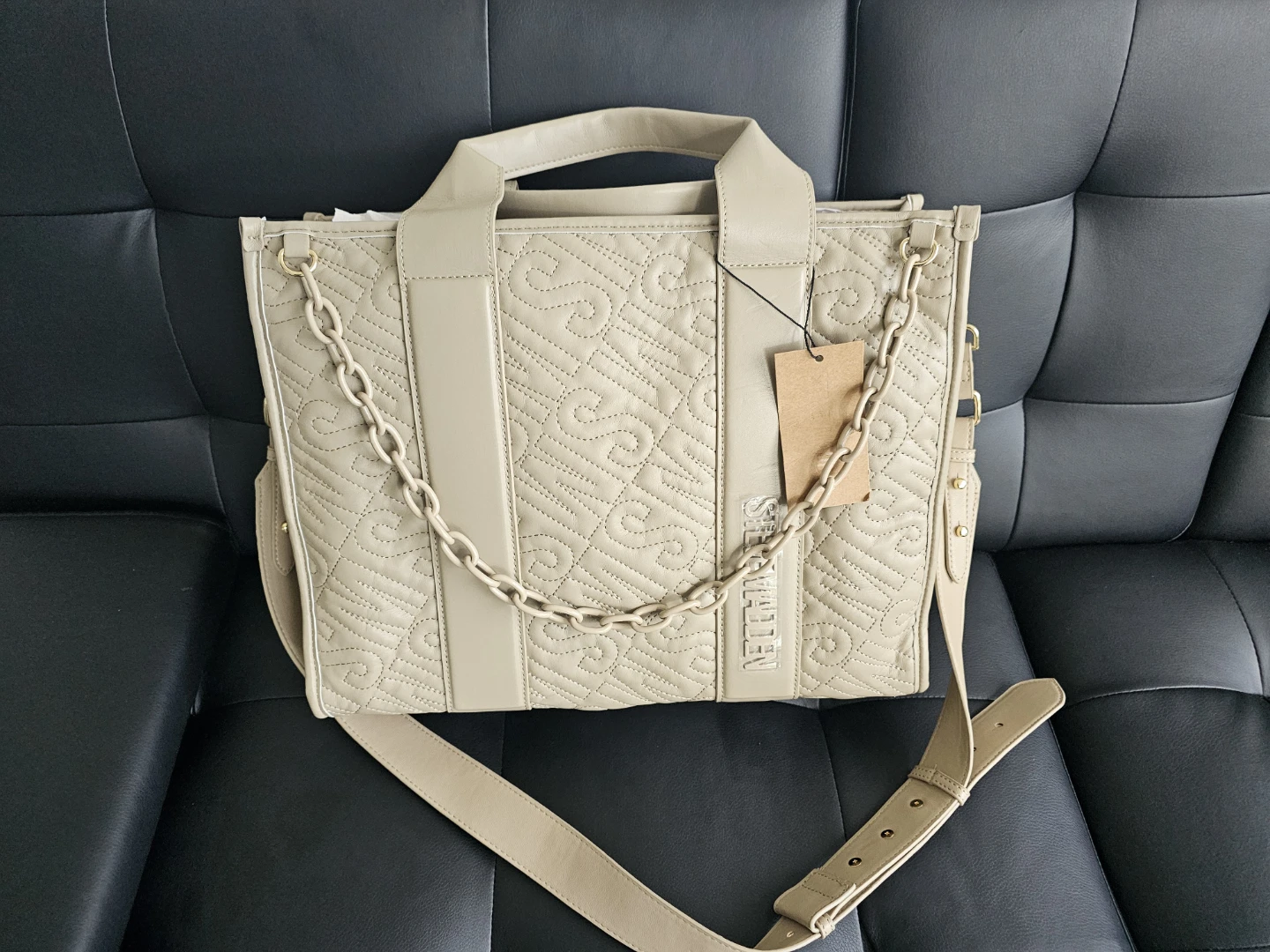 BNWT Steve Madden Quilted Tote Bag