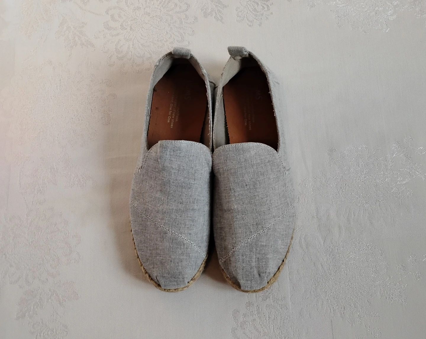 ⚽ Grey Organic Cotton Slip On Tom's - photo 4