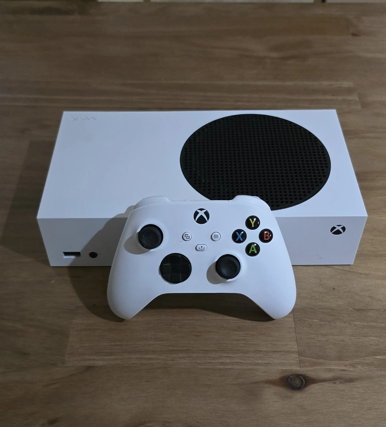 White Xbox Series S Console with Controller