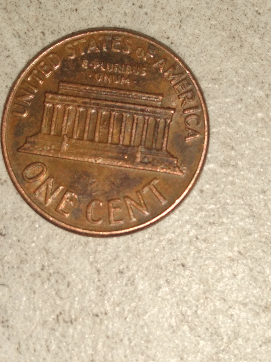 1969 d Lincoln memorial penny us - photo 4