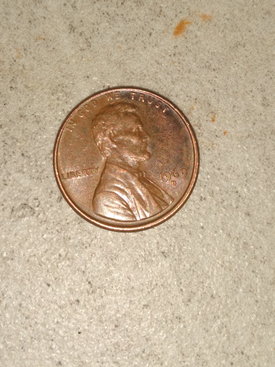 1969 d Lincoln memorial penny us - photo 5