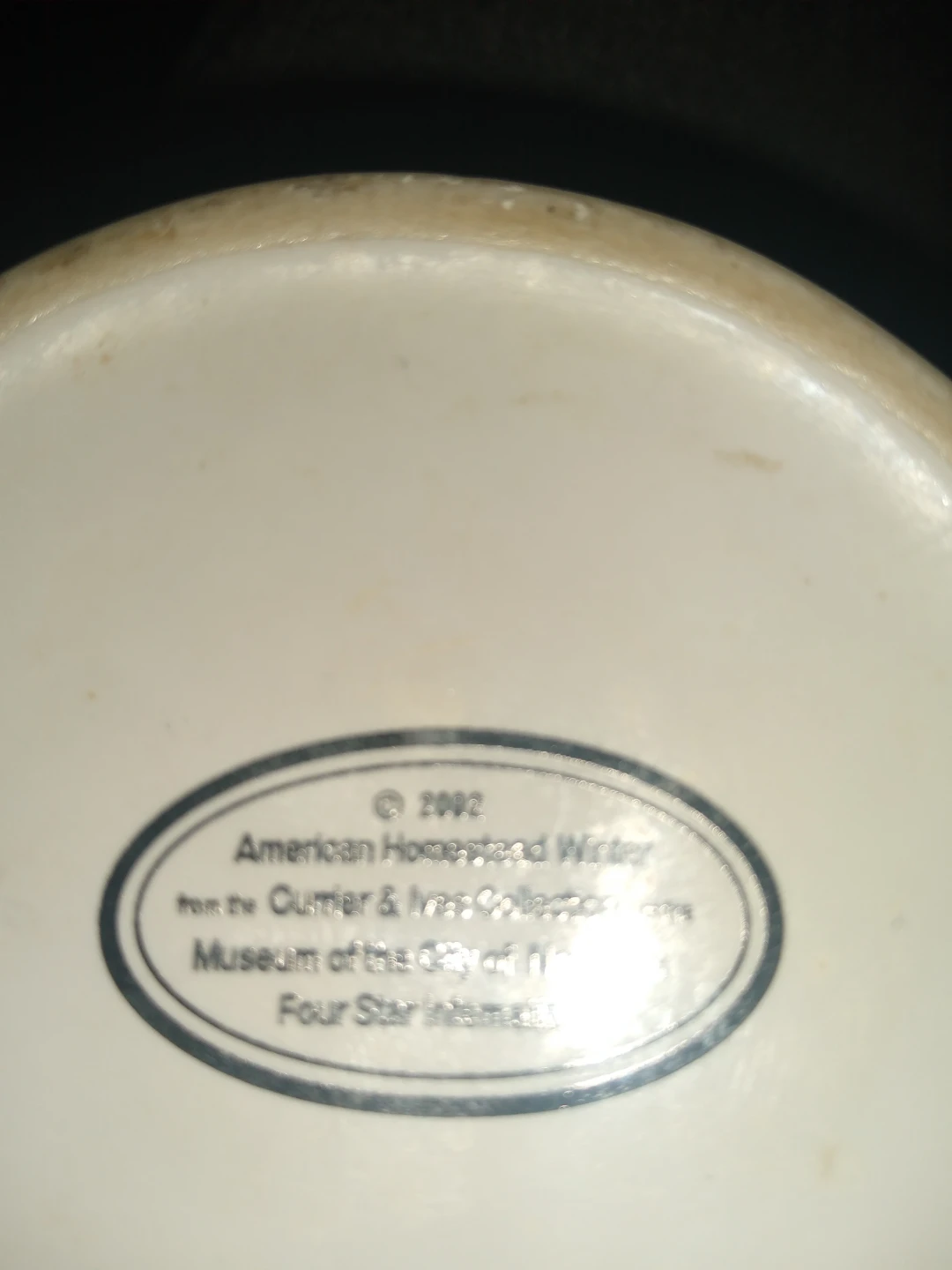 13-in round Italian marble lazy Susan - photo 3