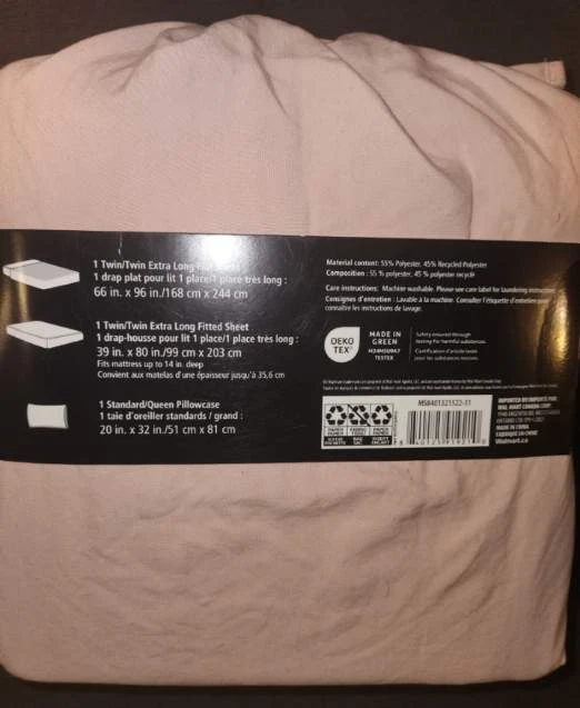 Pink Twin XL 3 Piece bedsheet set - photo 3